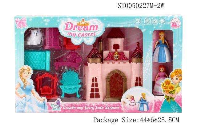 beauty girl doll and skiing kit