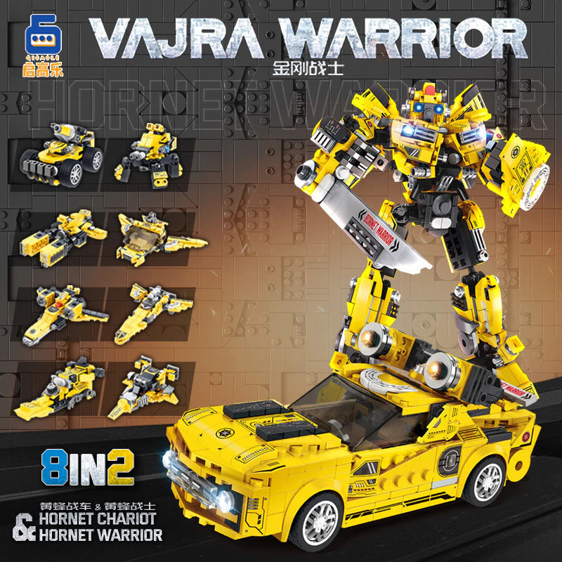 8 in 1 transformer warrior