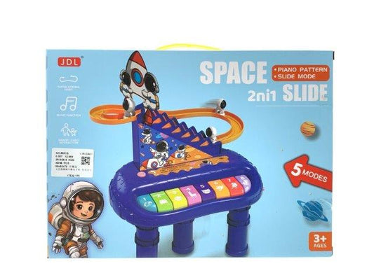 Space 2-in-1 Piano & Slide Toy