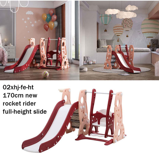 rocket rider slide with swing