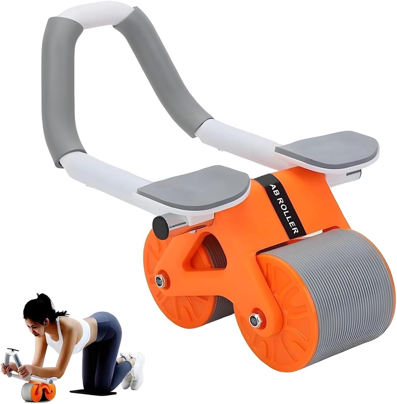 Abs Roller Wheel Exercise with Elbow Support