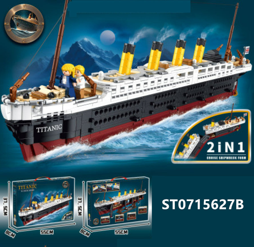 Titanic 2-in-1 Ship Building Set
