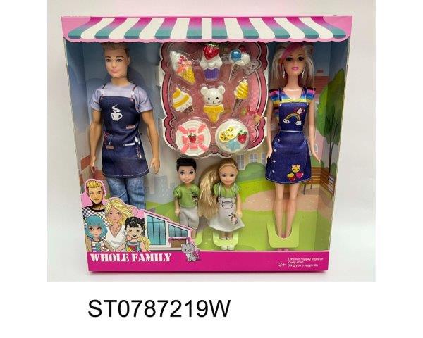 Whole Family Doll Career & Treats Set