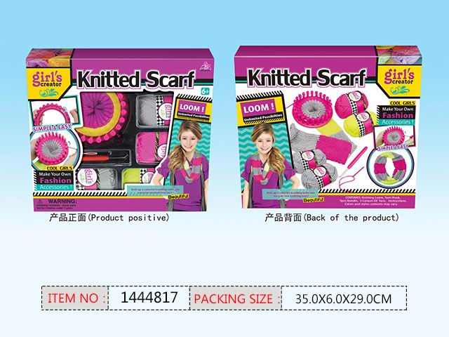 Girls Creator DIY Knitted Scarf Loom Kit