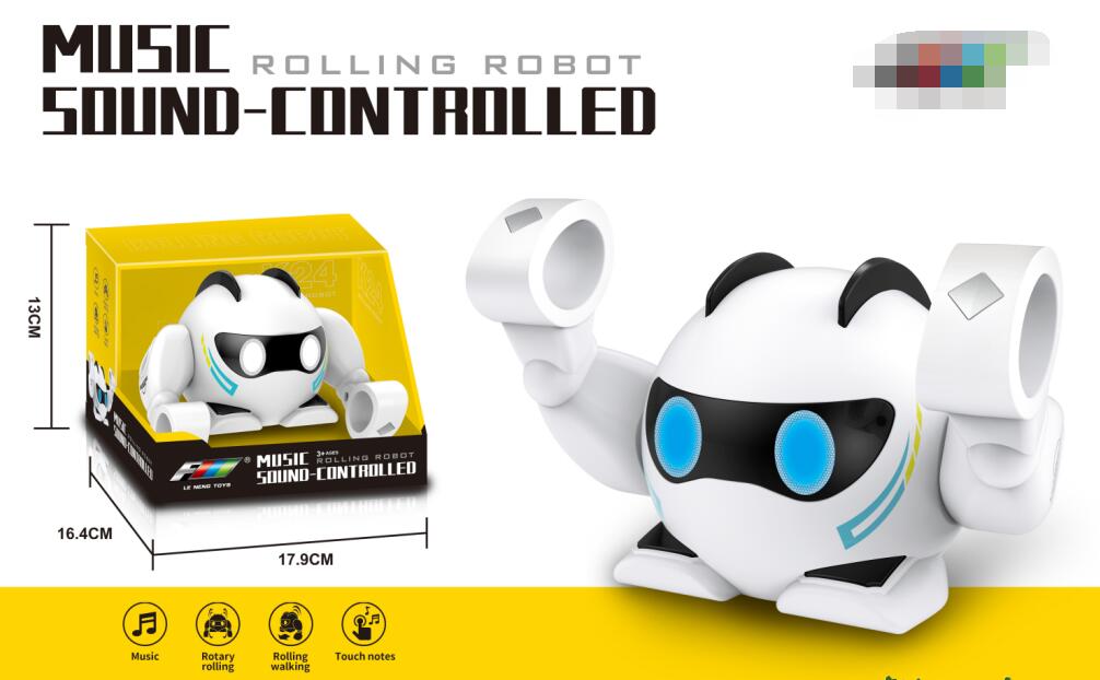 Sound-Controlled Interactive Rolling Robot