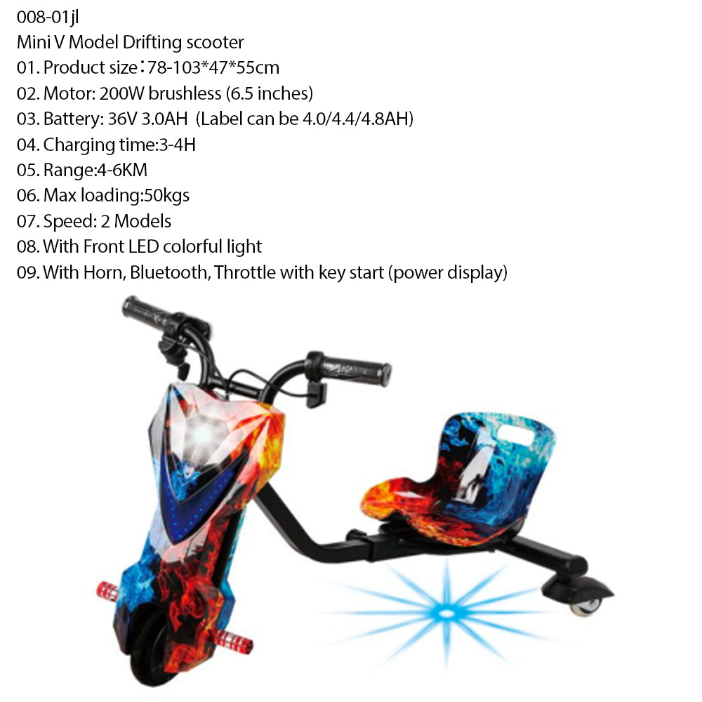 Mini V Model Drifting Scooter – 200W 36V