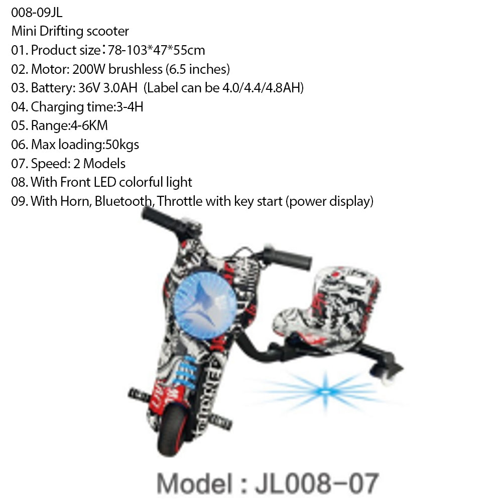 Mini Drifting Scooter – Urban Graffiti Design