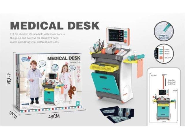 Kids Medical Desk – Pretend Play Doctor Set
