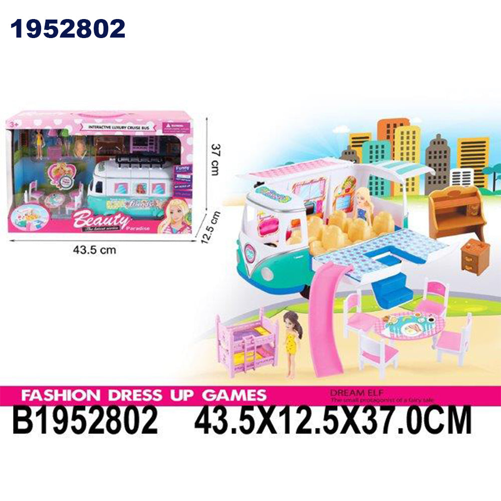 doll and buss set