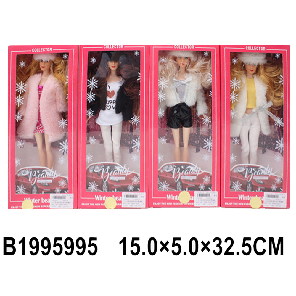 random beauty girl winter collection