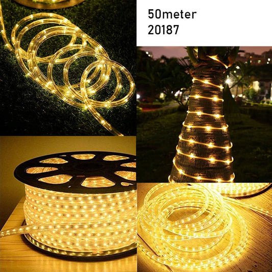 50m Warm LED Rope Light