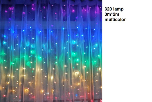 320 Lamp Curtain Light – Multicolor 3m x 2m