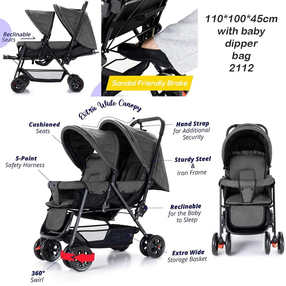 baby twins stroller
