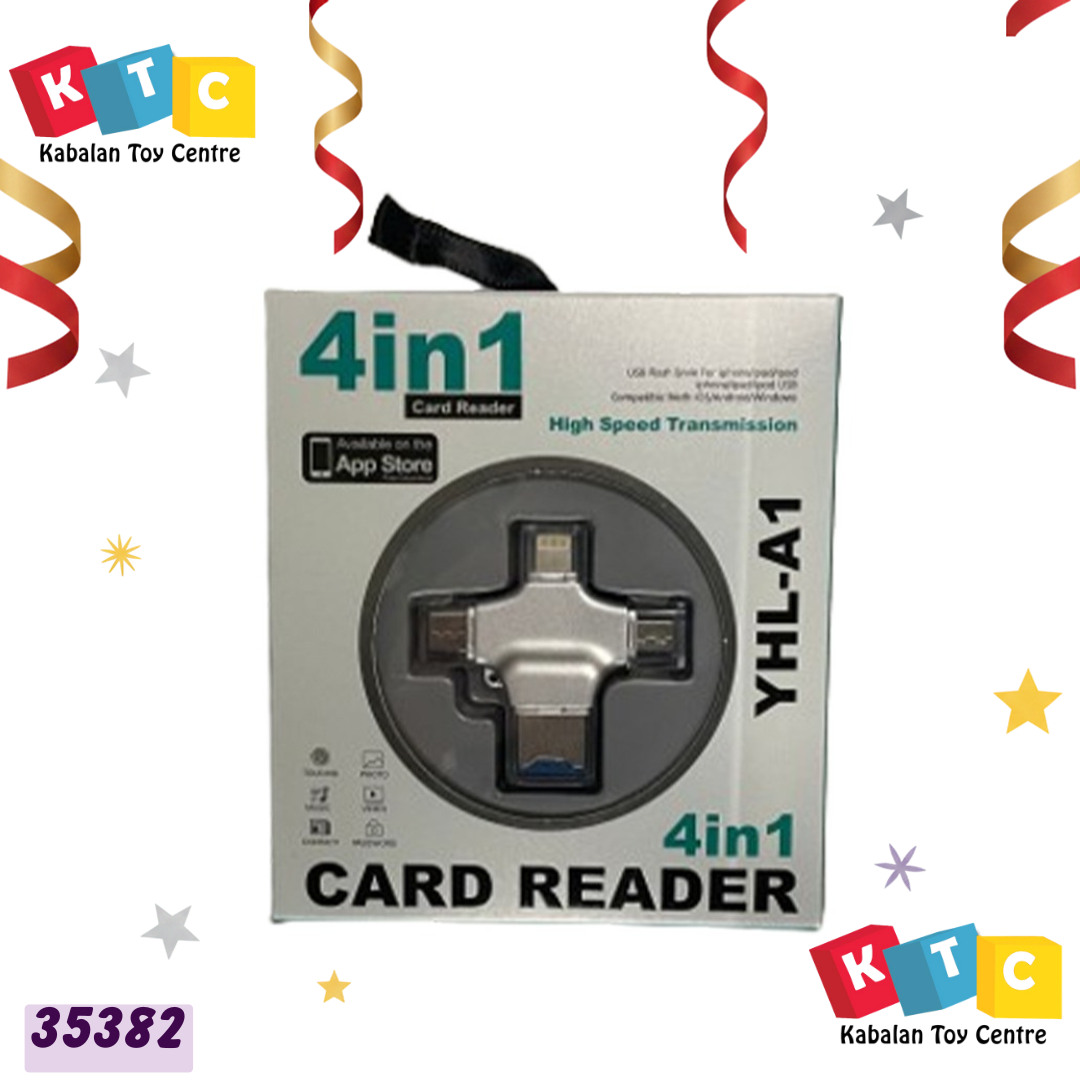 4-in-1 high-speed card reader converter.