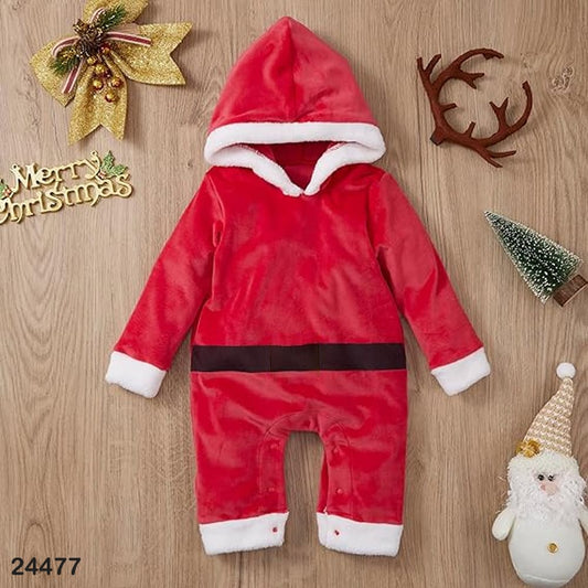 Baby Santa Romper with Hood