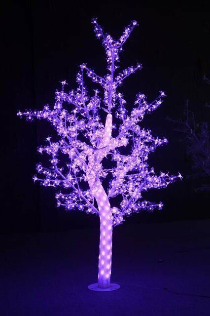 LED Purple Light Tree Decoration