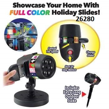 Outdoor Holiday Light Projector with Slides