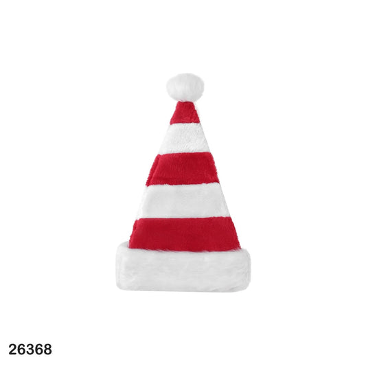 Red & White Striped Christmas Hat