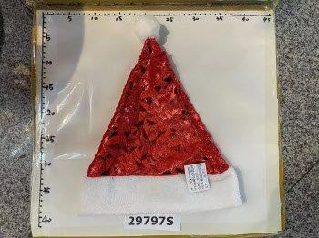Small Red Sequin Christmas Hat