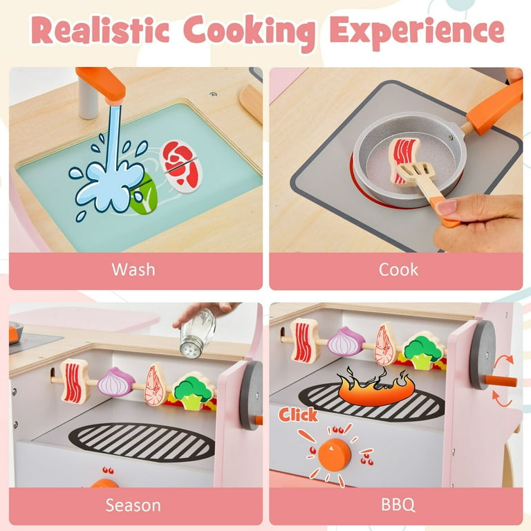 Amijoy 2-In-1 Children's Kitchen