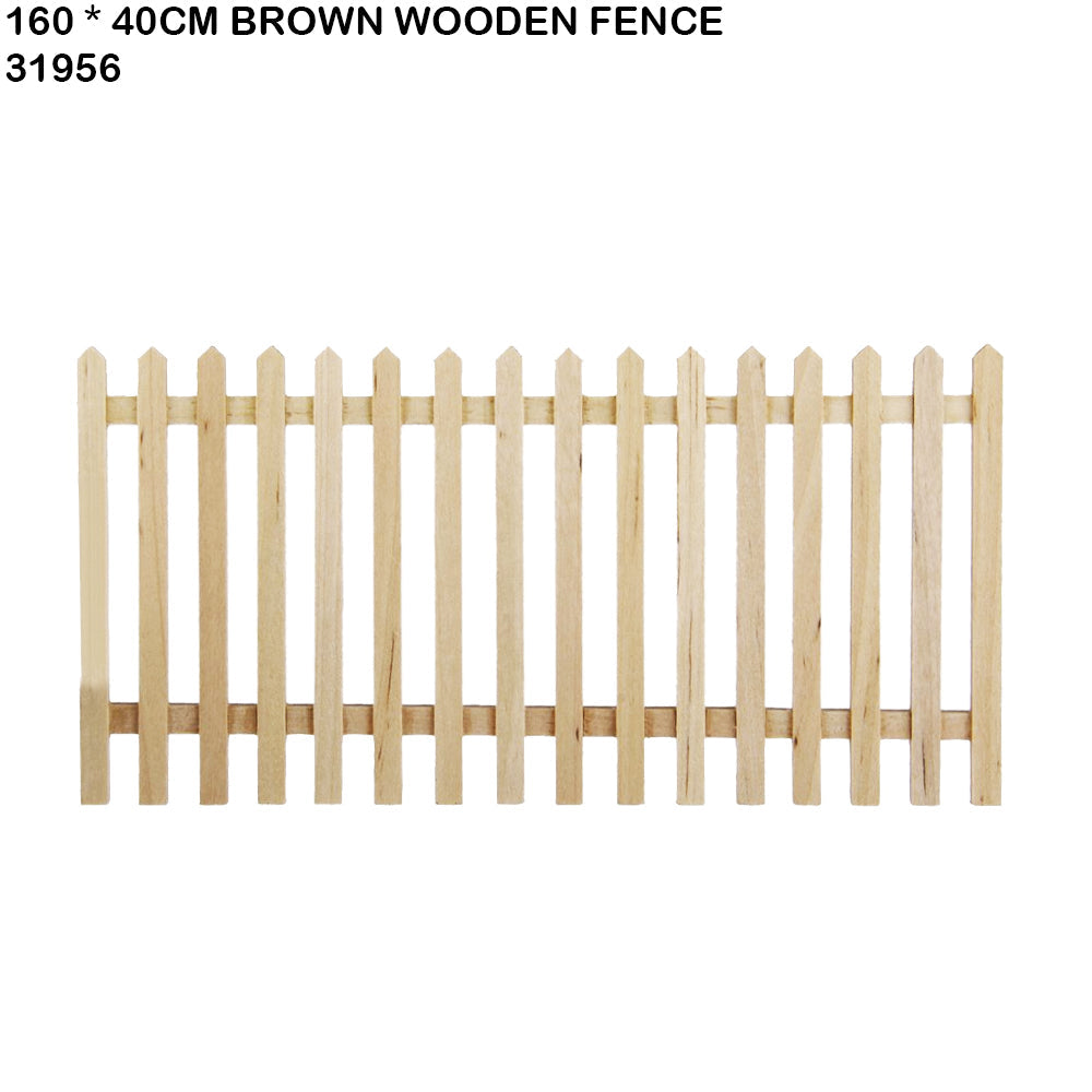 Brown Wooden Fence 160×40cm