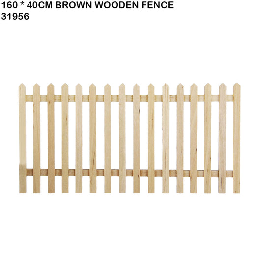 Brown Wooden Fence 160×40cm