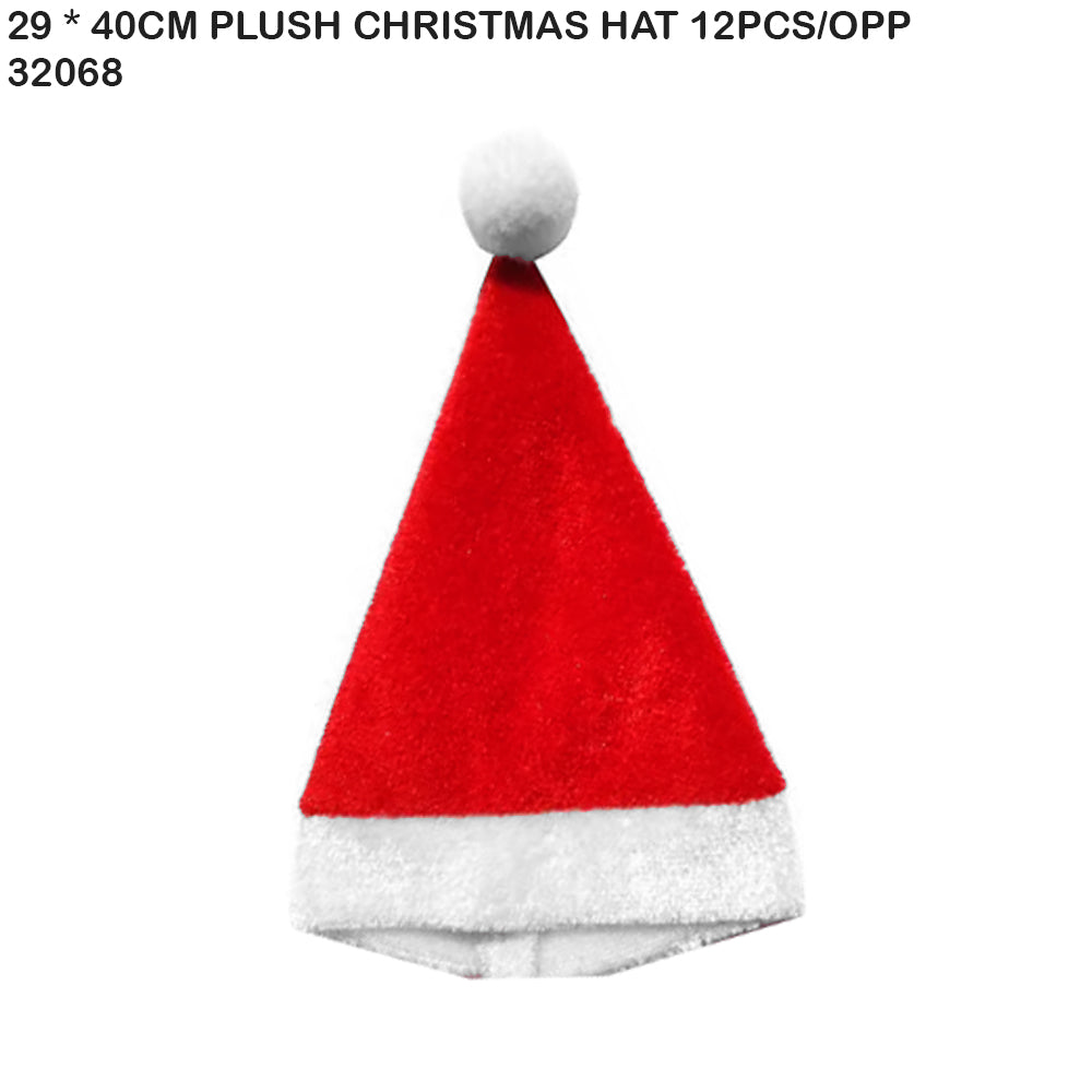 29×40cm Plush Christmas Hat