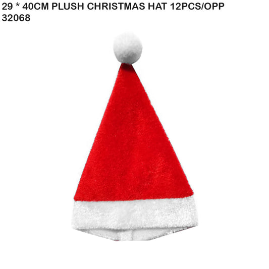 29×40cm Plush Christmas Hat
