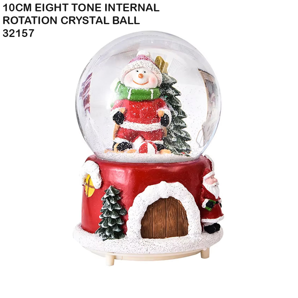 10cm Eight-Tone Internal Rotation Crystal Ball