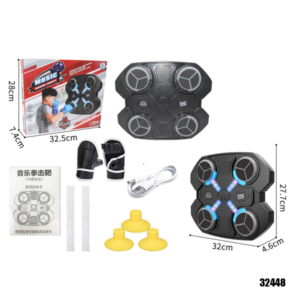 KIDS BOXING TARGET WITH BLUETOOTH WITH GLOVES