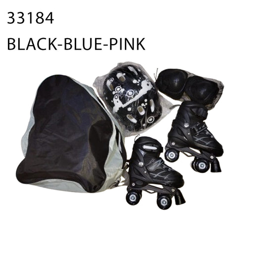 Roller Skates Set with Helmet and Pads
