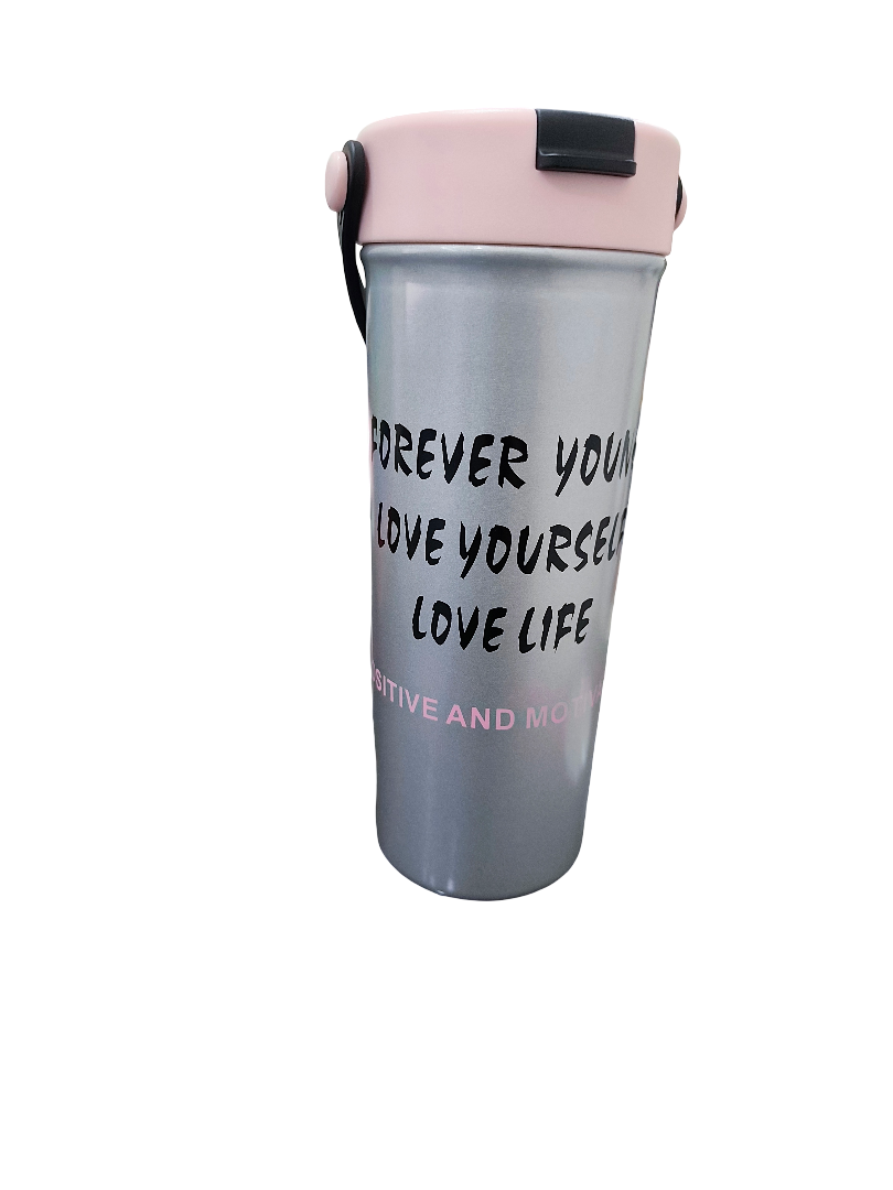 Motivational Travel Mug – Forever You Love Life