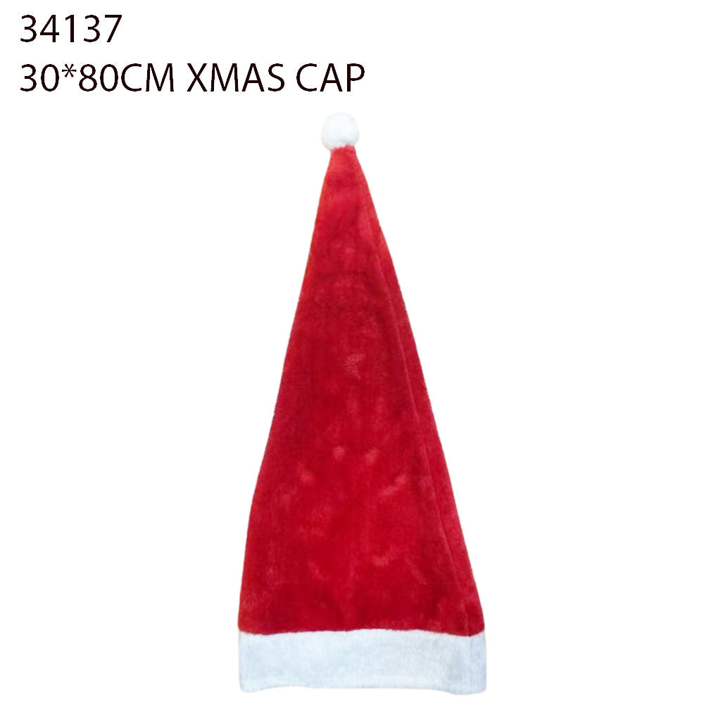 30×80cm Extra-Long Christmas Hat