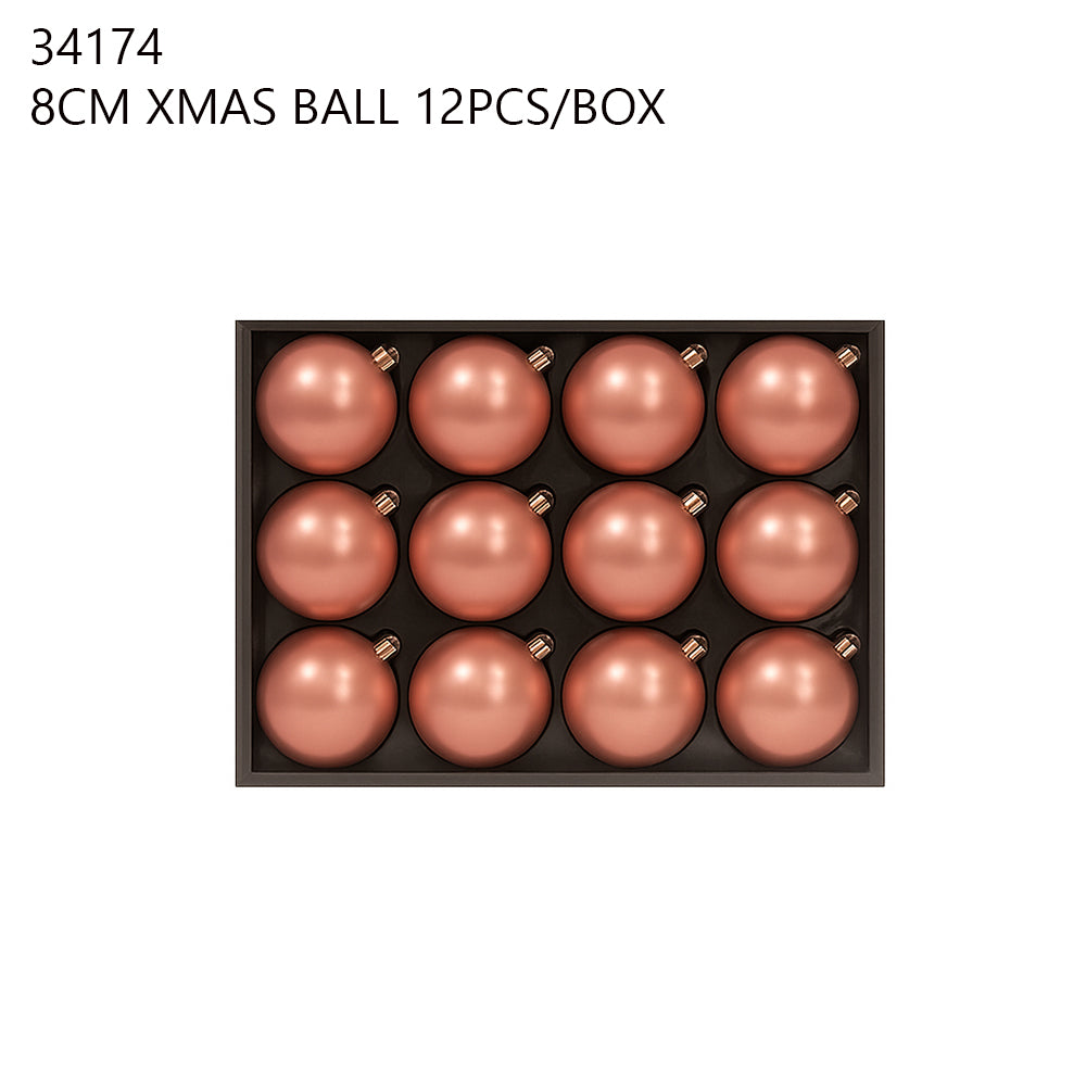 8cm Christmas Balls (12pcs/Box)