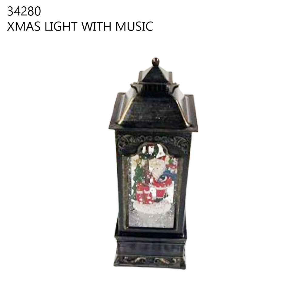 Single Christmas Lantern with Music
