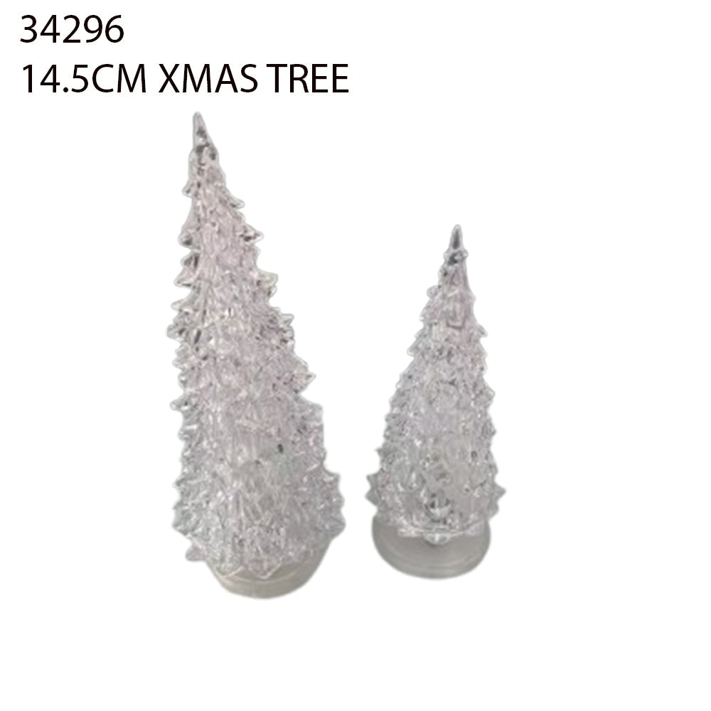 14.5CM Christmas Tree – Clear Crystal