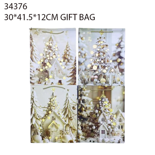 30×41.5×12CM Gift Bag (Gold Design)