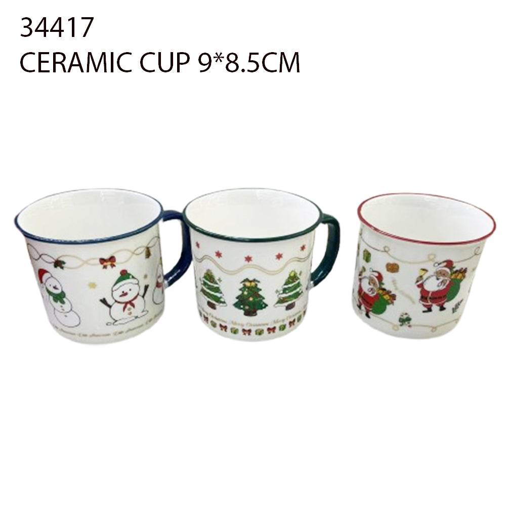 Ceramic Christmas Mug – 9×8.5cm