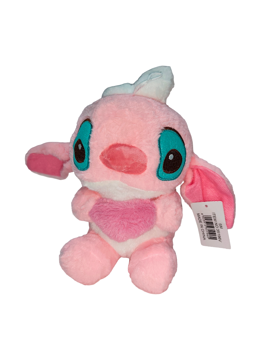 Blue Cartoon Love Plush Toy - 22 cm