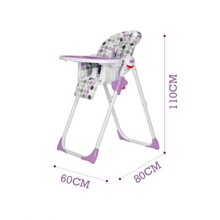 Adjustable Baby High Chair with Tray