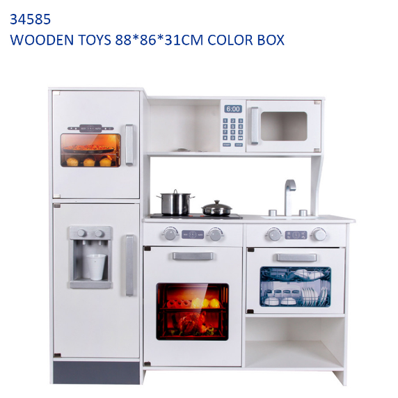 Premium Wooden Kitchen Playset