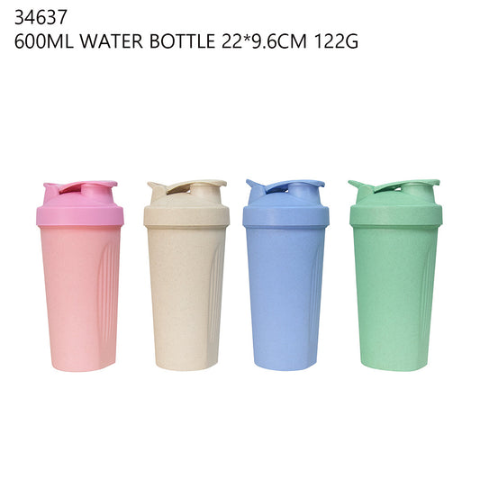 600ml Eco Wheat Fiber Water Bottle