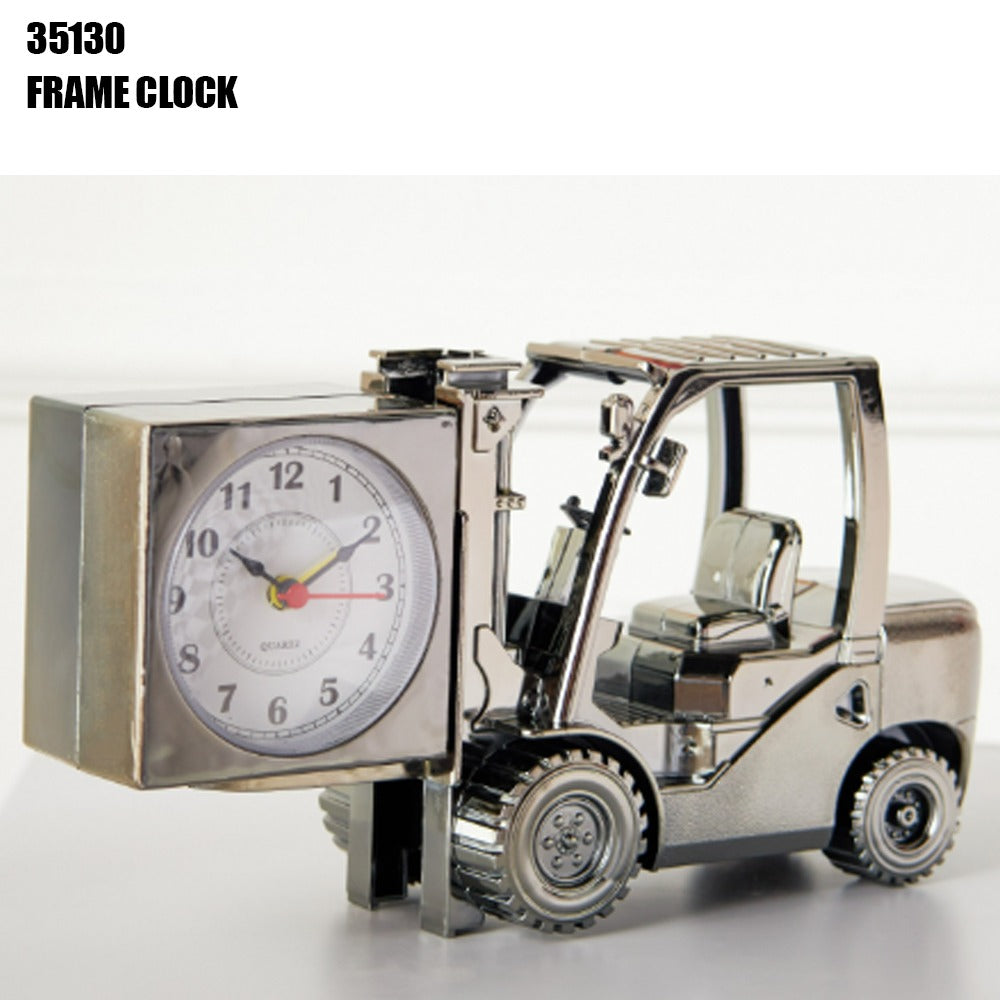 Clock Forklift Decor Handstand Item