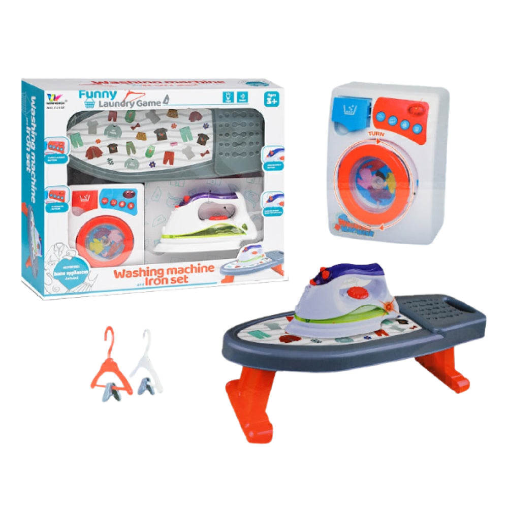 Funny Laundry Game – Washing Machine & Iron Set