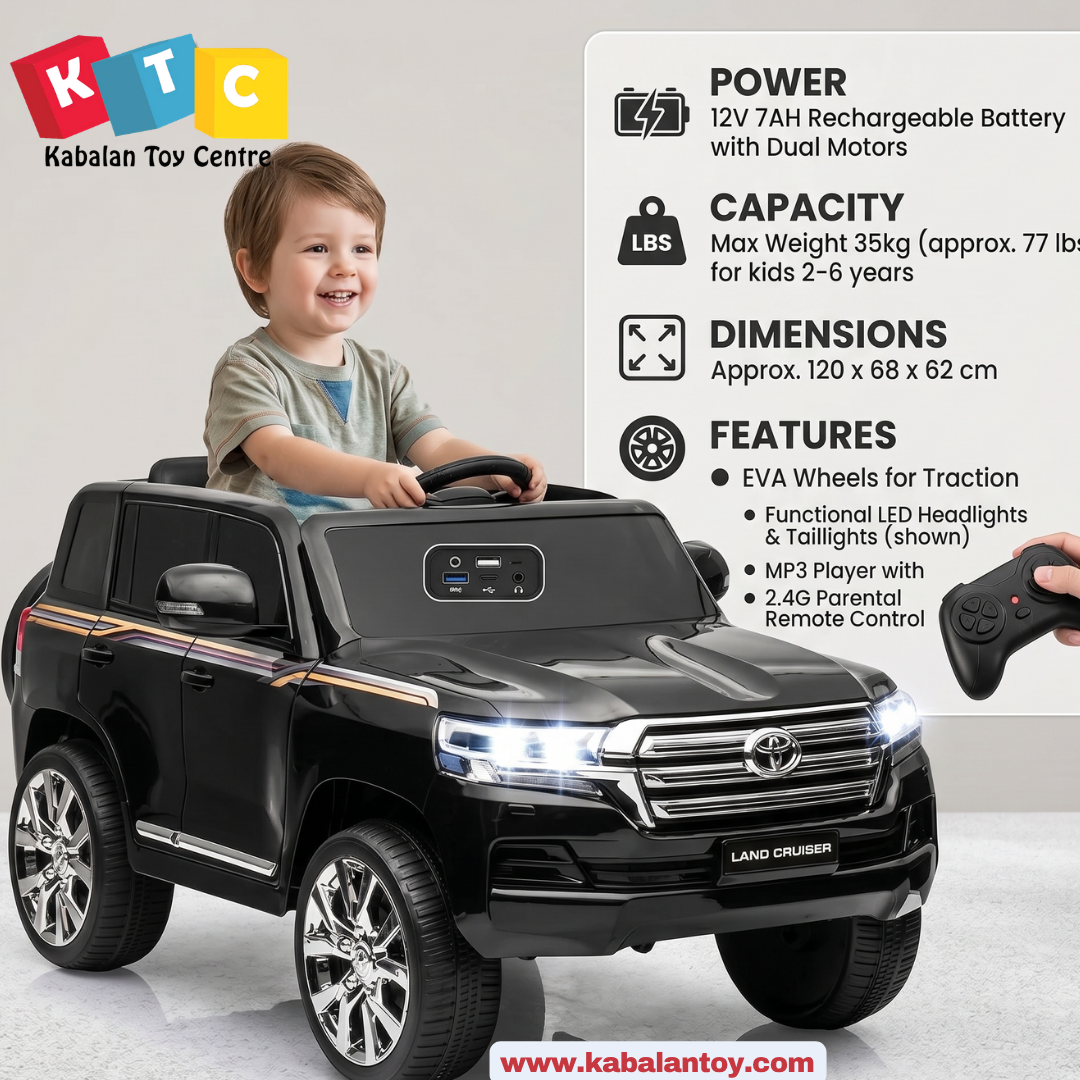 Toyota Land Cruiser Kids Ride-On Car
