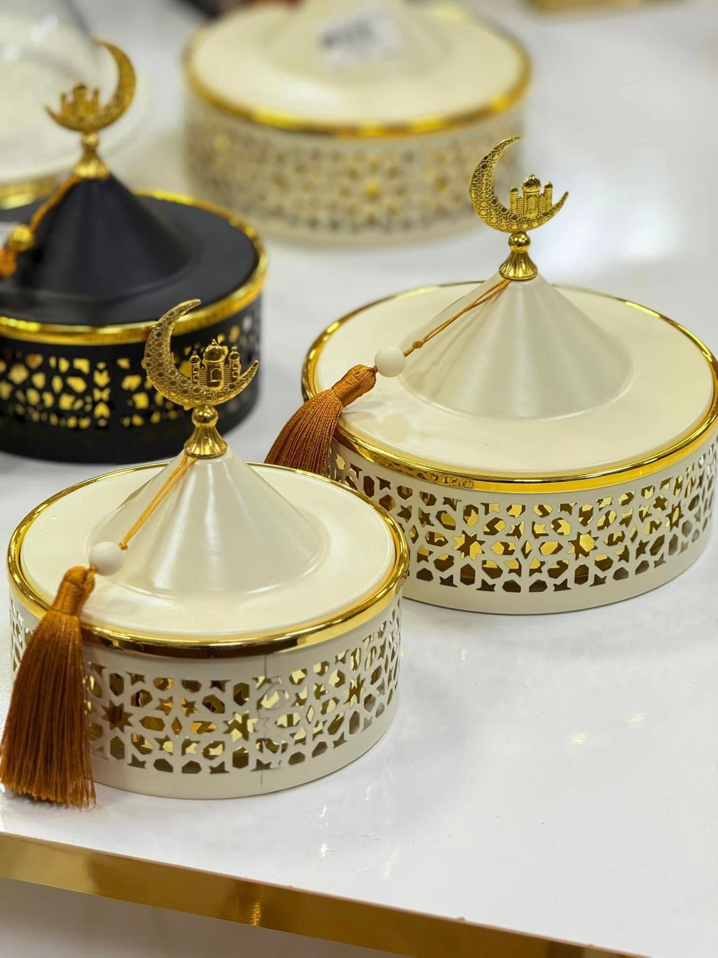 22cm Ramadan Decorative Compote