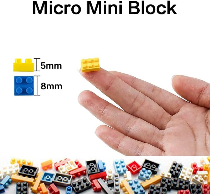 3008 Pcs Castle Mini Building Blocks Set for Adults - Micro Toy Building Bricks Model Kit - Educational Architecture Model Gift for Kids