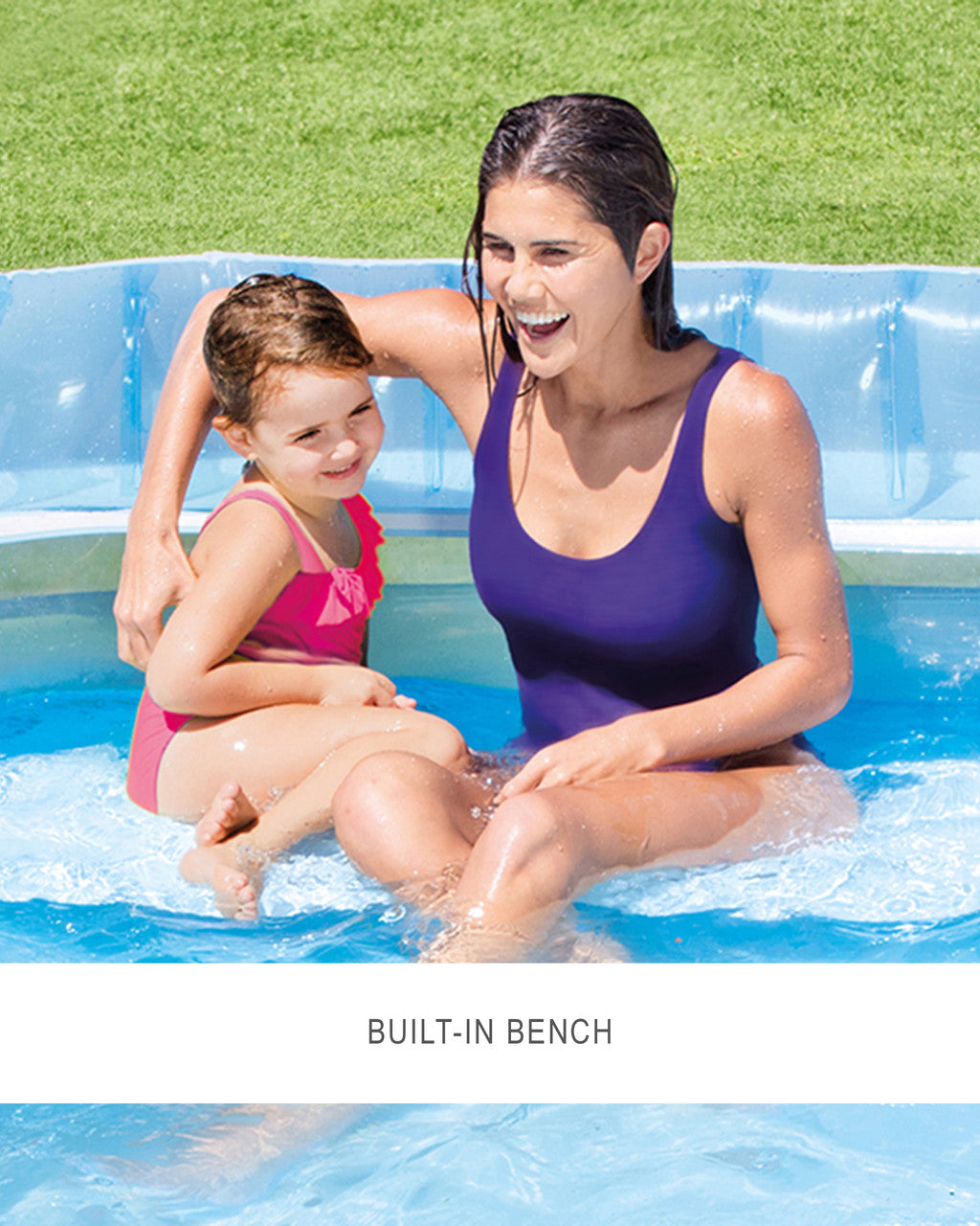 Round Inflatable Family Lounge Pool