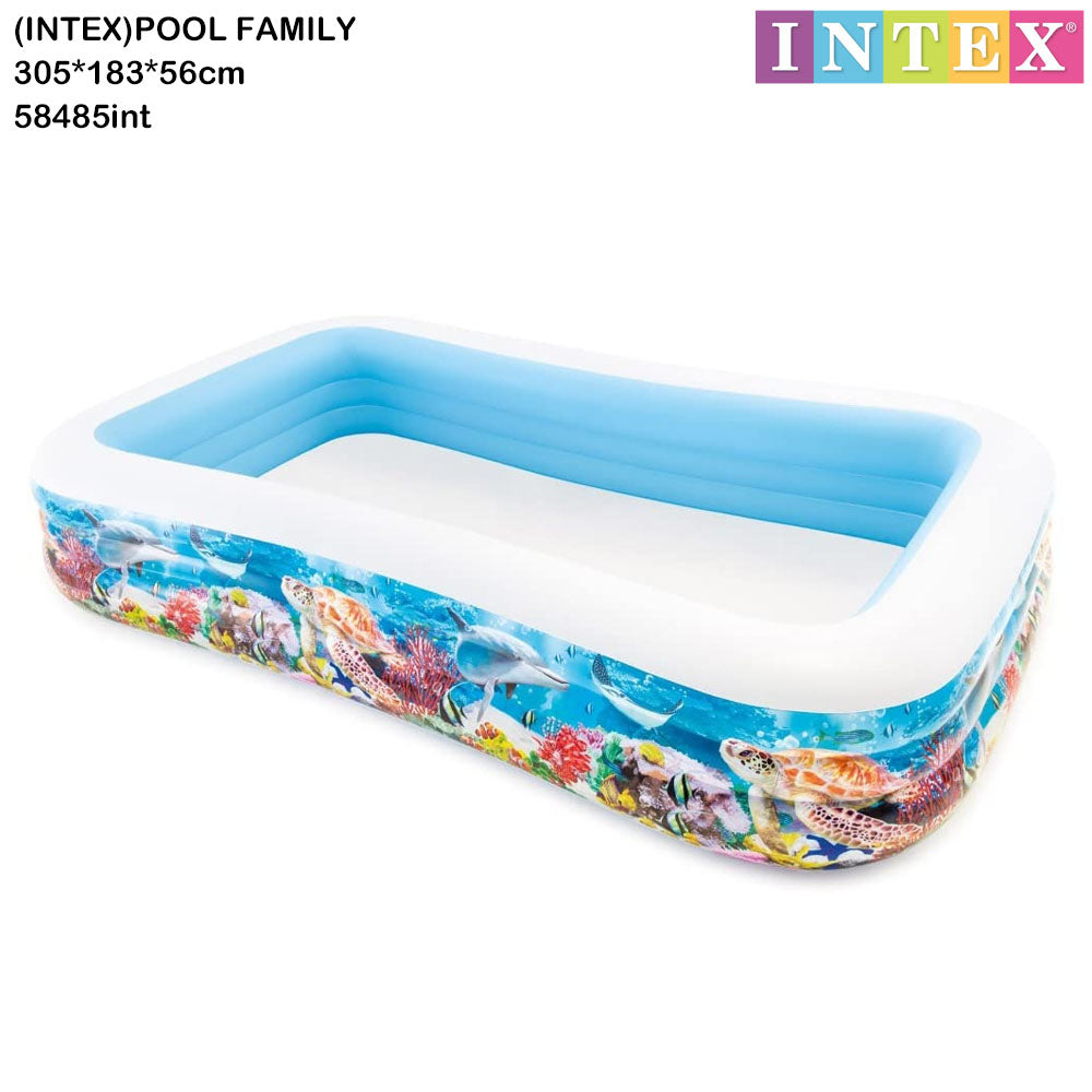 Sea Life Rectangular Swimming Pool