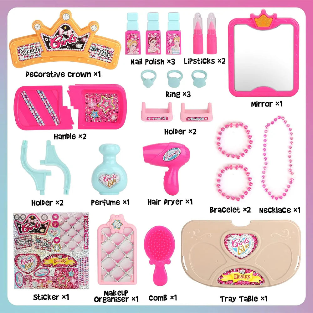 Girls Beauty Trolley Case